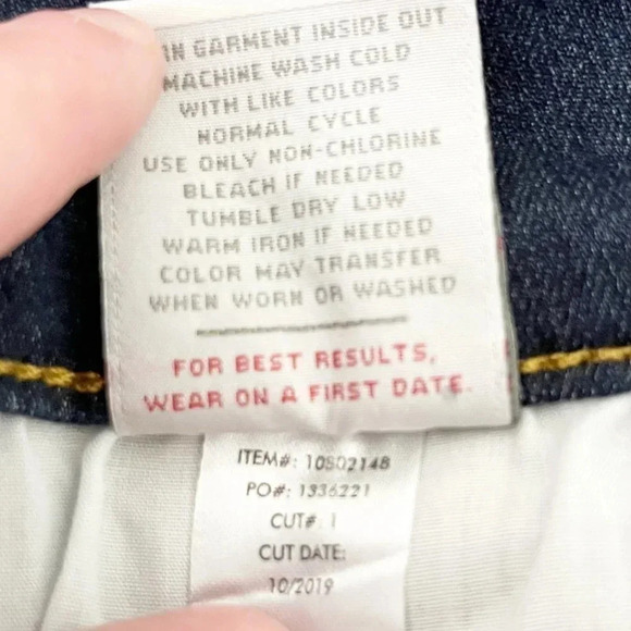 Torrid Distressed Wash High Waist Cropped Jegging Jeans Women's Plus Size 26 - Picture 8 of 8